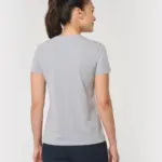 Ecologisch antibacterieel dames-T-shirt met V-hals — productfoto 2