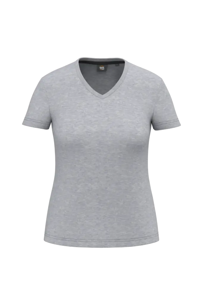 Damen T-Shirt WK317 bedrucken antibakteriell V-Neck XS-3XL — Produktfoto 8