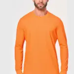 Ecologisch uniseks T-shirt lange mouwen katoen/polyester