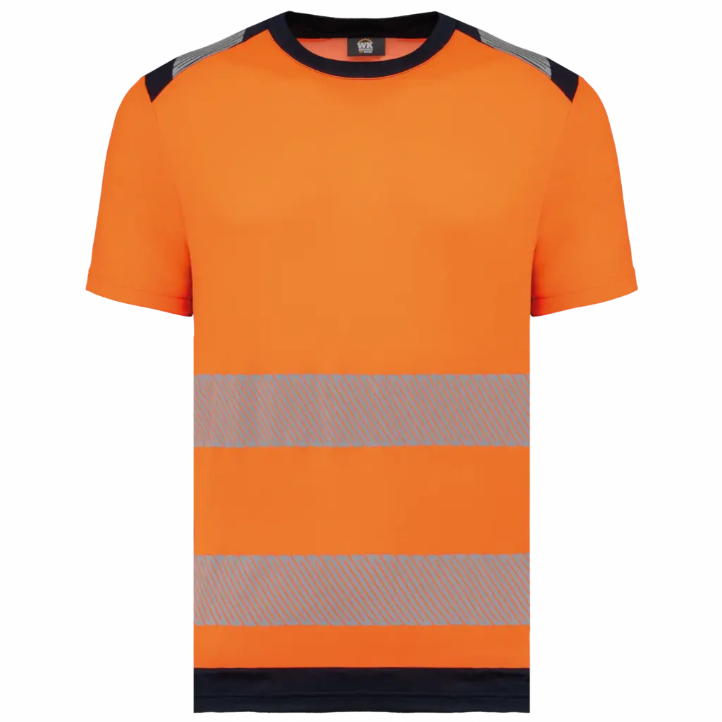 WK360 - Recyceltes Sicherheits-T-Shirt mit Rundhalsausschnitt und kurzen Ärmeln — Produktfoto 6