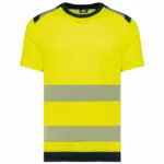 WK360 - Recyceltes Sicherheits-T-Shirt mit Rundhalsausschnitt und kurzen Ärmeln — Produktfoto 7