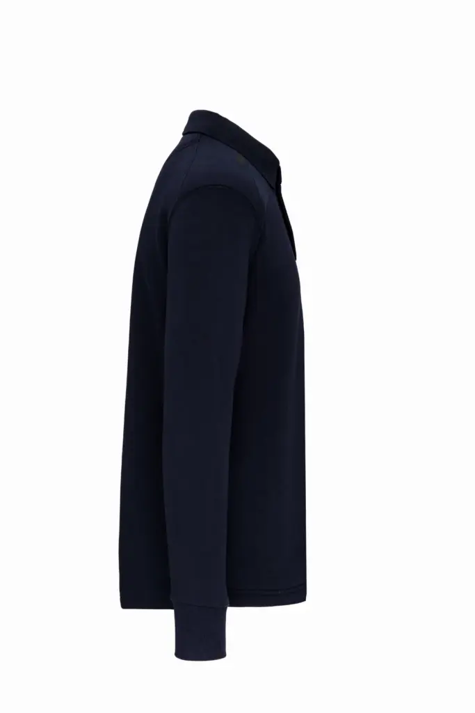 Sweater met polokraag, navy — productfoto 7