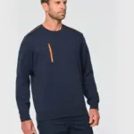 Day To Day sweater zakje met contrasterende rits — productfoto 2