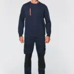 Day To Day sweater zakje met contrasterende rits — productfoto 4