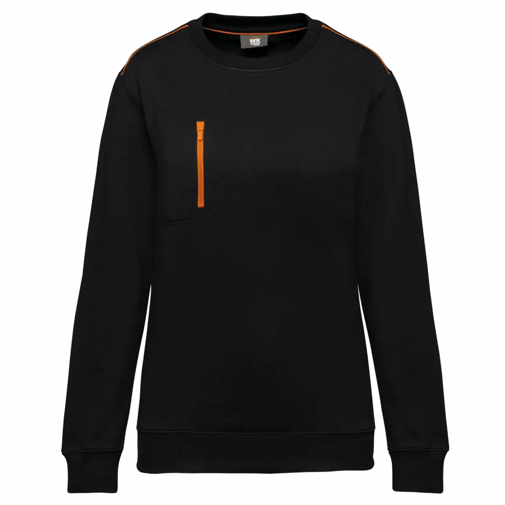 Sweatshirt bedrucken WK403 Brusttasche Fleece XS-5XL — Produktfoto 7
