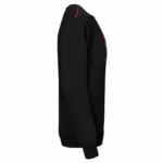Day To Day sweater zakje met contrasterende rits, black / red — productfoto 7