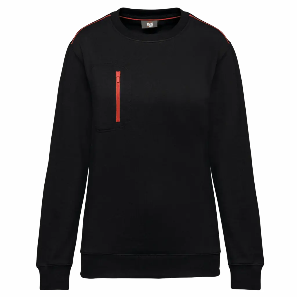 Sweatshirt bedrucken WK403 Brusttasche Fleece XS-5XL — Produktfoto 8