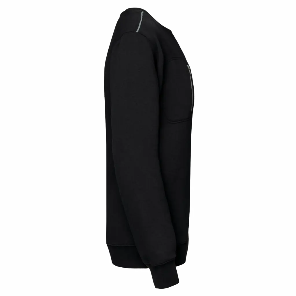 Day To Day sweater zakje met contrasterende rits, black / silver — productfoto 8