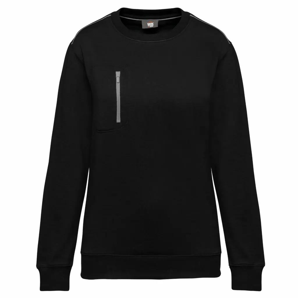 Sweatshirt bedrucken WK403 Brusttasche Fleece XS-5XL — Produktfoto 9