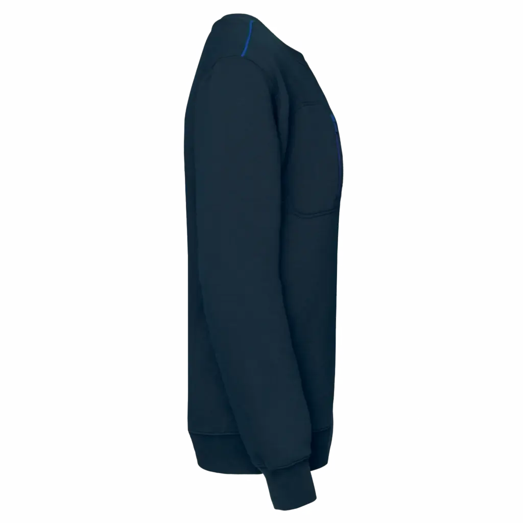Day To Day sweater zakje met contrasterende rits, navy / royal blue — productfoto 13
