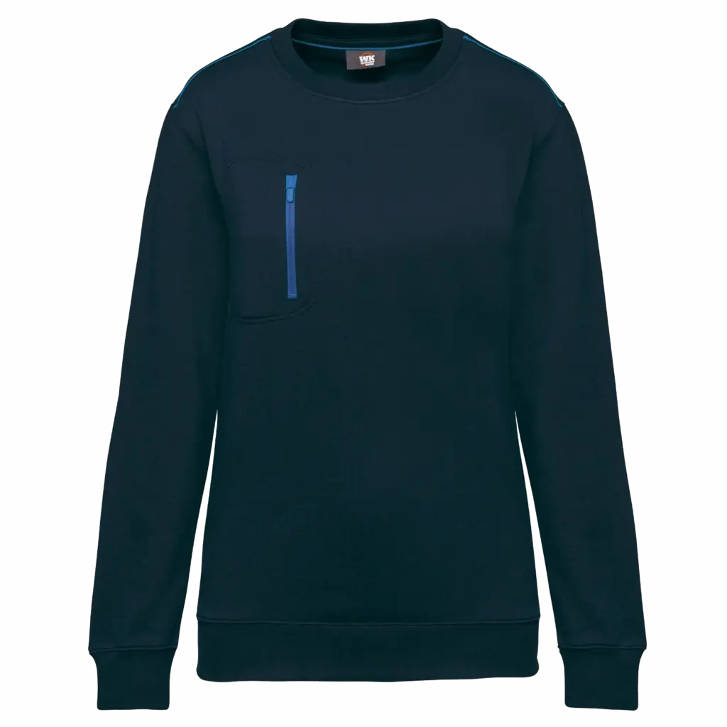 Sweatshirt bedrucken WK403 Brusttasche Fleece XS-5XL — Produktfoto 14