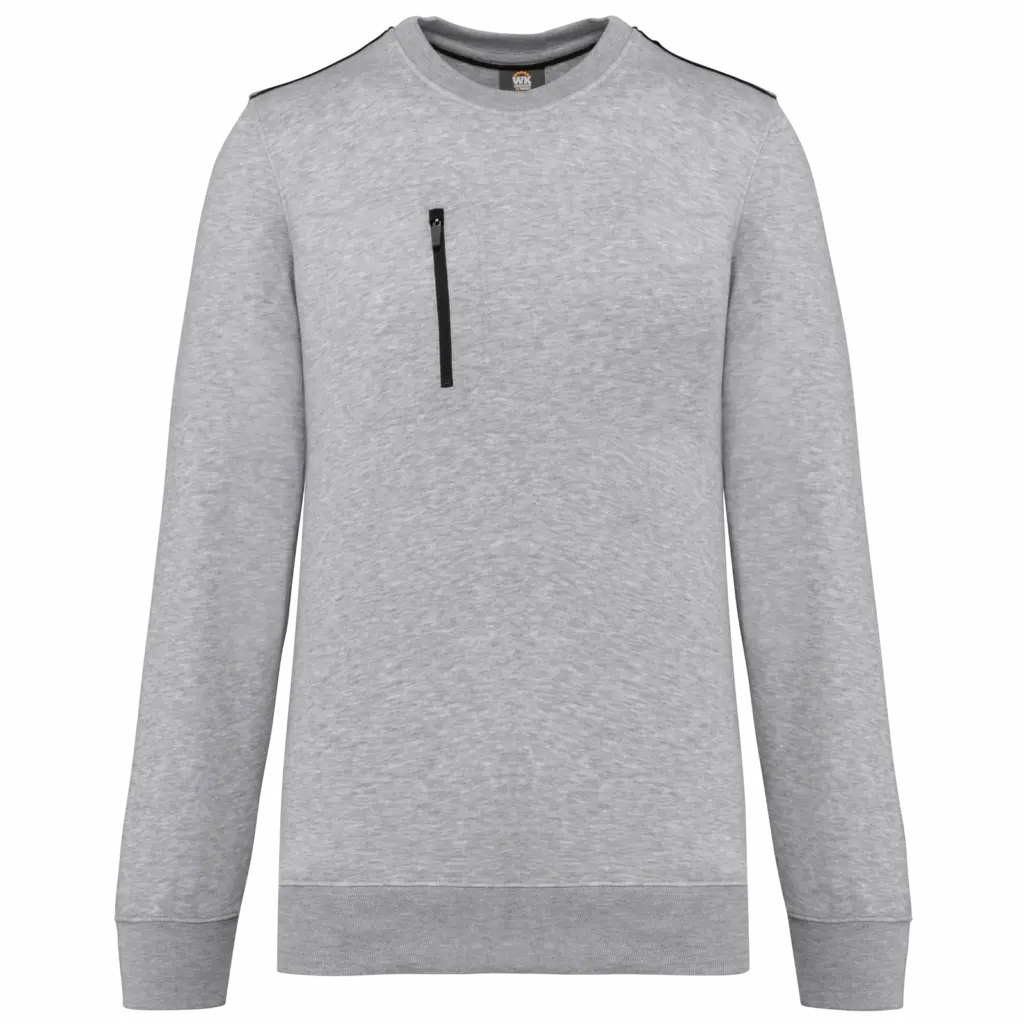 Sweatshirt bedrucken WK403 Brusttasche Fleece XS-5XL — Produktfoto 16