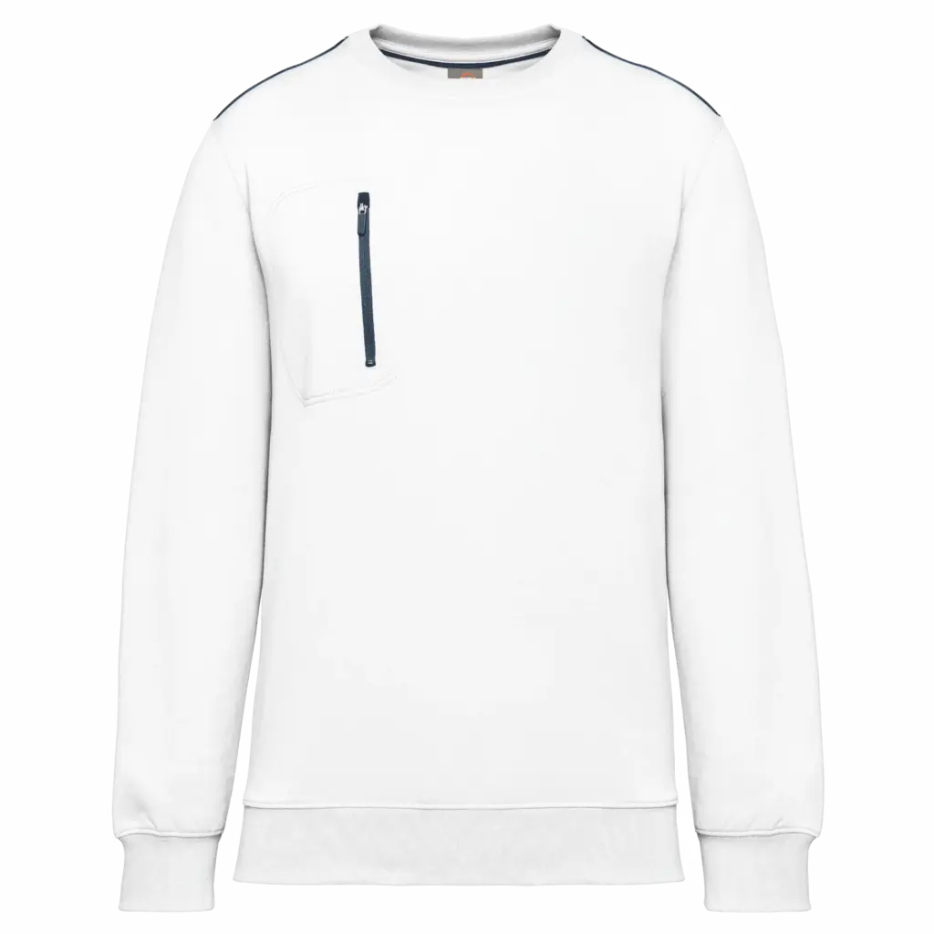 Sweatshirt bedrucken WK403 Brusttasche Fleece XS-5XL — Produktfoto 17
