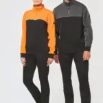 Ecologische uniseks sweater met ritskraag