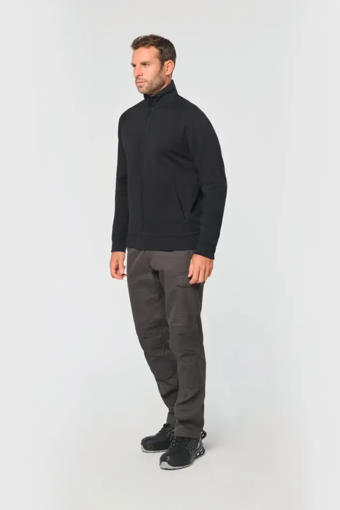 Katoenen sweatvest met raglanmouwen — productfoto 3
