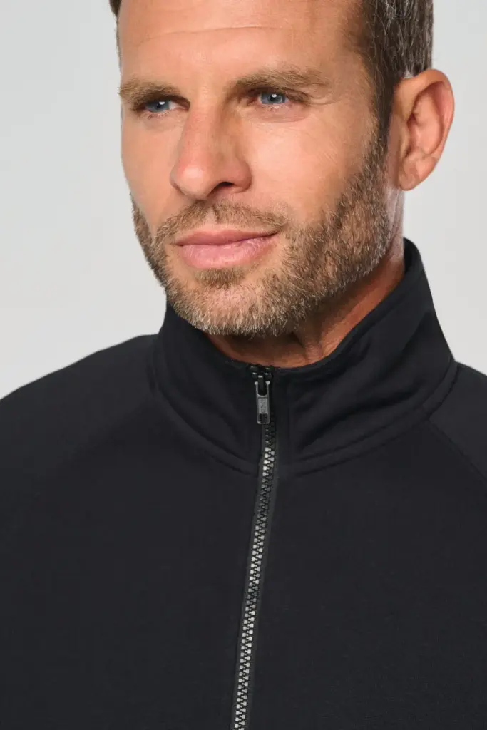 Katoenen sweatvest met raglanmouwen — productfoto 4