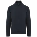PS_WK406_NAVY - Hidalgo Katoenen sweatvest met raglanmouwen, navy — productfoto 8