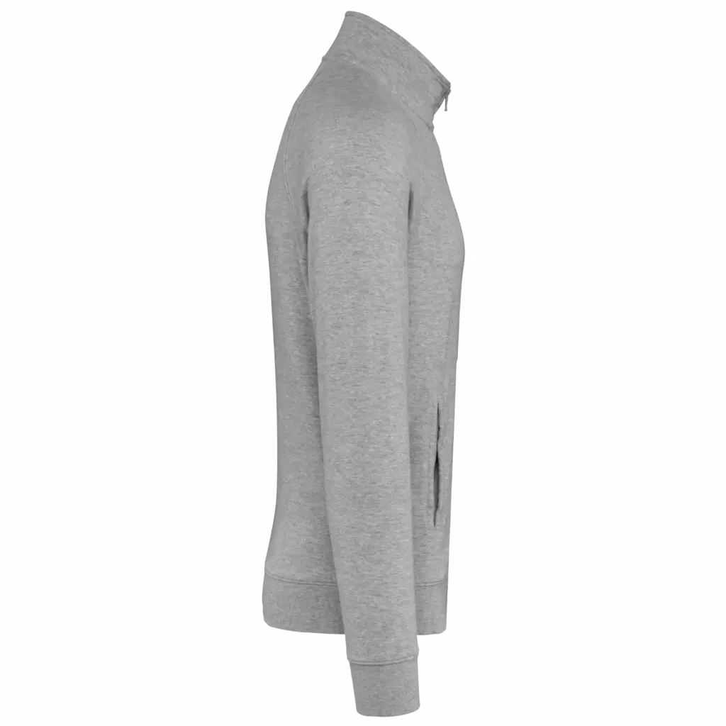 Katoenen sweatvest met raglanmouwen, oxford grey — productfoto 8