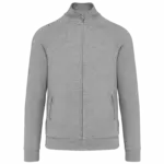 PS_WK406_OXFORDGREY - Hidalgo Katoenen sweatvest met raglanmouwen, oxford grey — productfoto 9