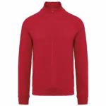 PS_WK406_RED - Hidalgo Katoenen sweatvest met raglanmouwen, red — productfoto 10