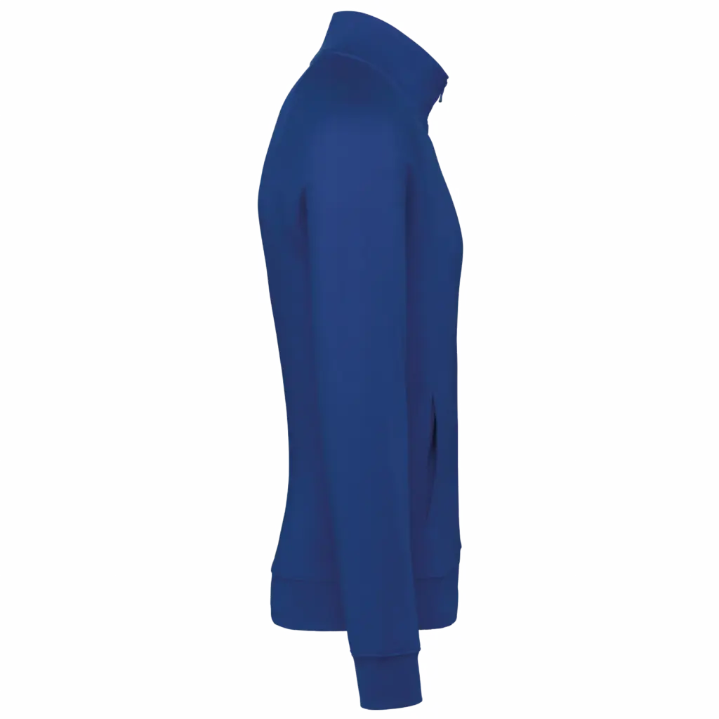 Katoenen sweatvest met raglanmouwen, royal blue — productfoto 10