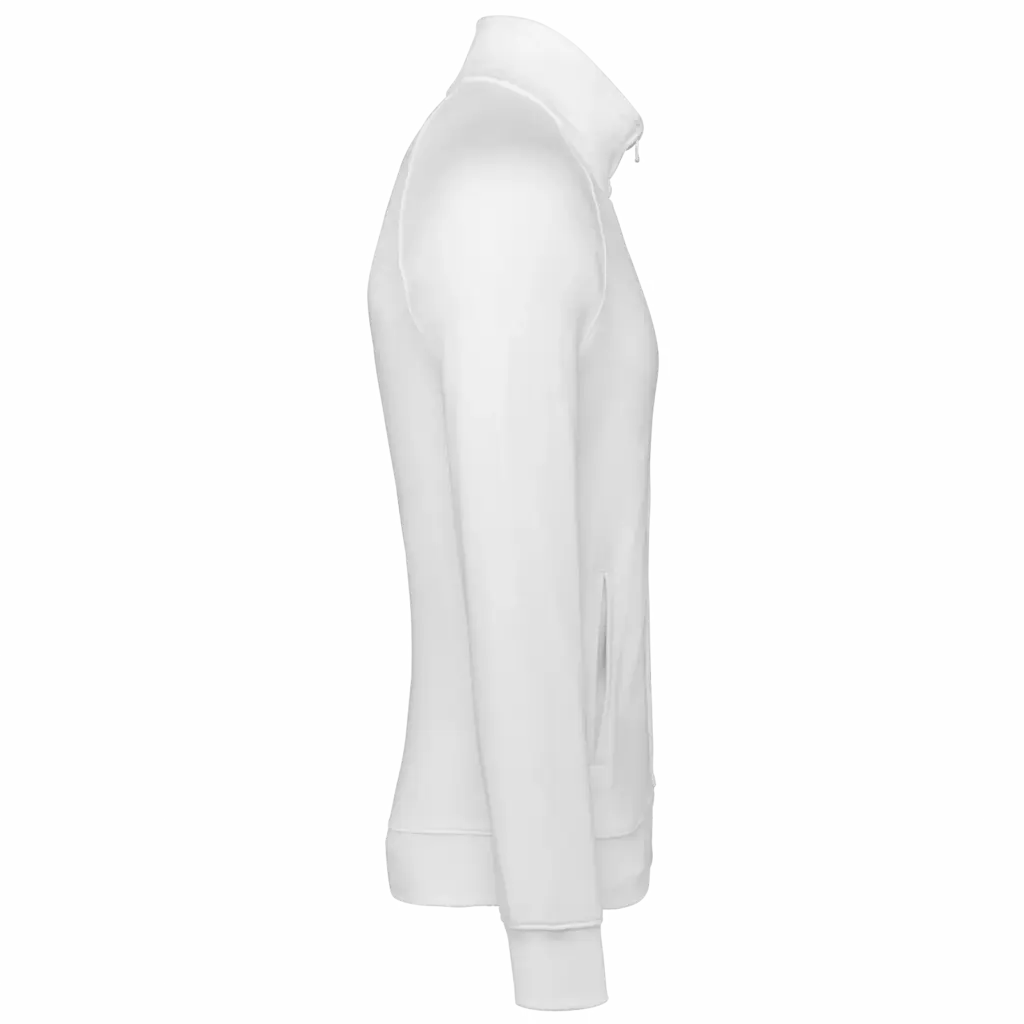 Katoenen sweatvest met raglanmouwen, white — productfoto 11