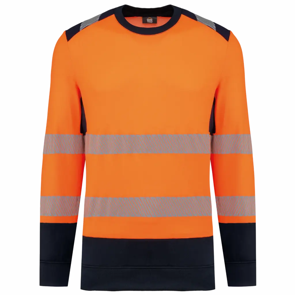Warnschutz-Sweatshirt bedrucken WK420 Hi-Vis Recycelt XS-6XL — Produktfoto 6