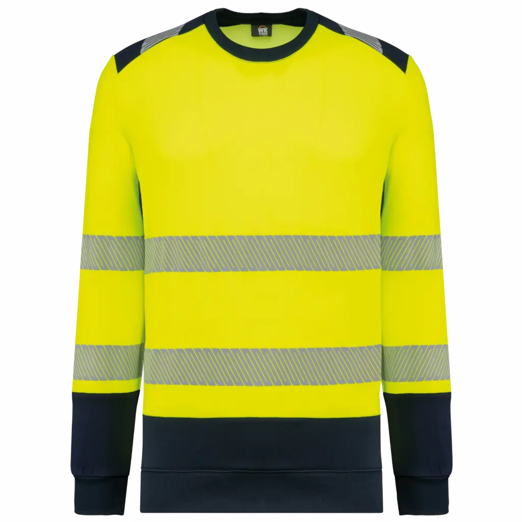 Warnschutz-Sweatshirt bedrucken WK420 Hi-Vis Recycelt XS-6XL — Produktfoto 7