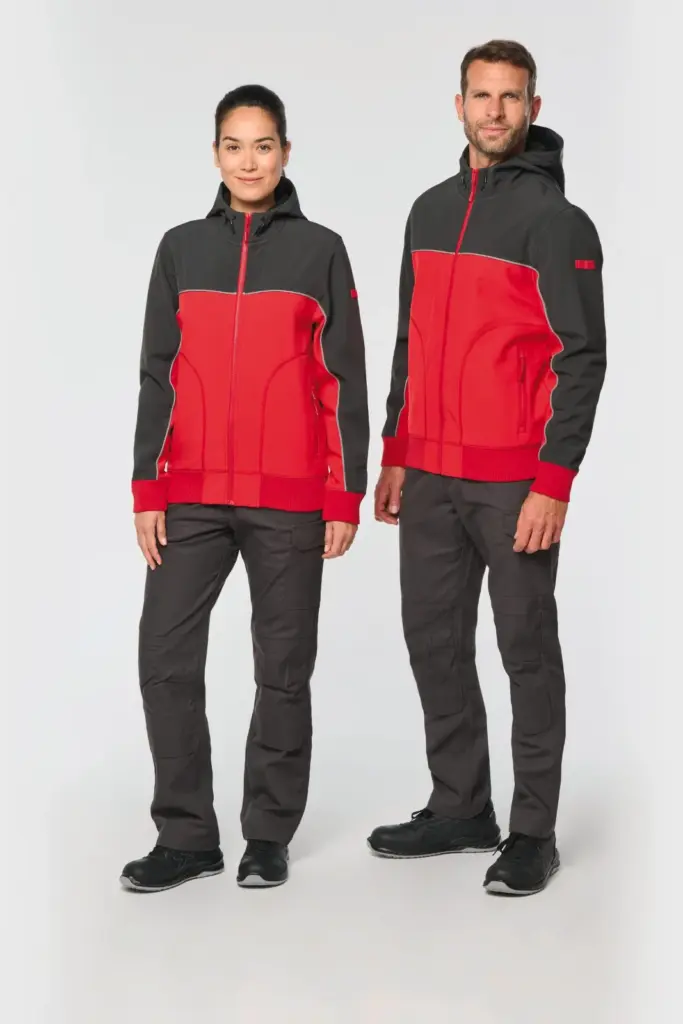 3-laags unisex softshelljas