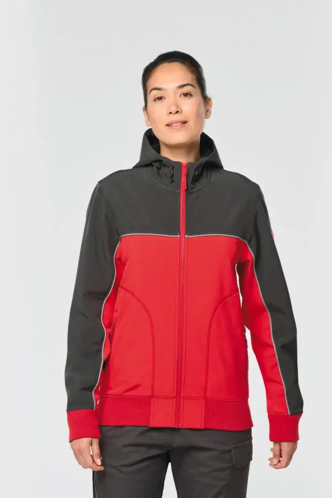3-laags unisex softshelljas — productfoto 2