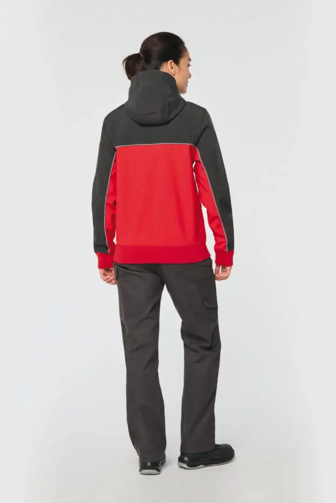 3-laags unisex softshelljas — productfoto 3