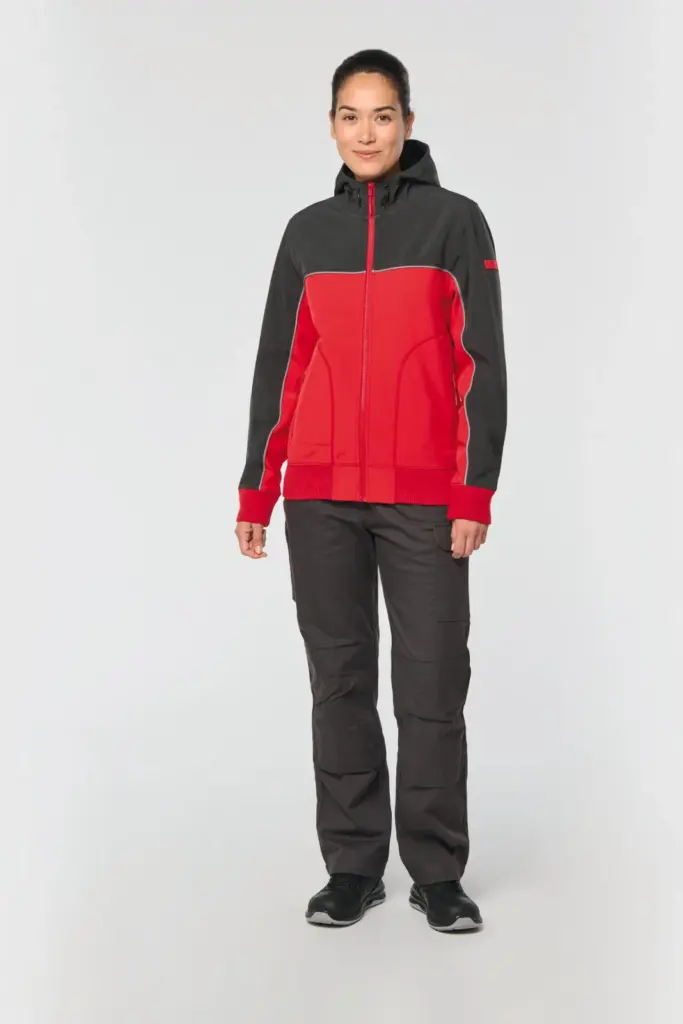 3-laags unisex softshelljas — productfoto 4