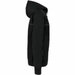 3-laags unisex softshelljas, black — productfoto 5