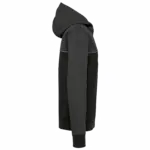 3-laags unisex softshelljas, black / dark grey — productfoto 6