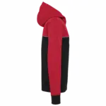 3-laags unisex softshelljas, black / red — productfoto 9