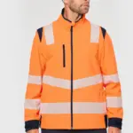 Gerecycled softshelljack met afneembare mouwen — productfoto 2