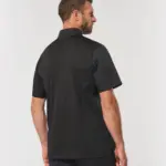 Ecologisch en ademend koksjasje met korte mouwen uniseks — productfoto 3