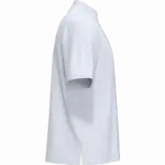 PS_WK501-S_WHITE - Hidalgo-werbeartikel Ecologisch en ademend koksjasje met korte mouwen uniseks, white — productfoto 6