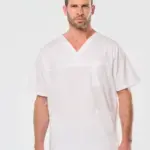 Katoenen unisex tuniek met korte mouwen — productfoto 2