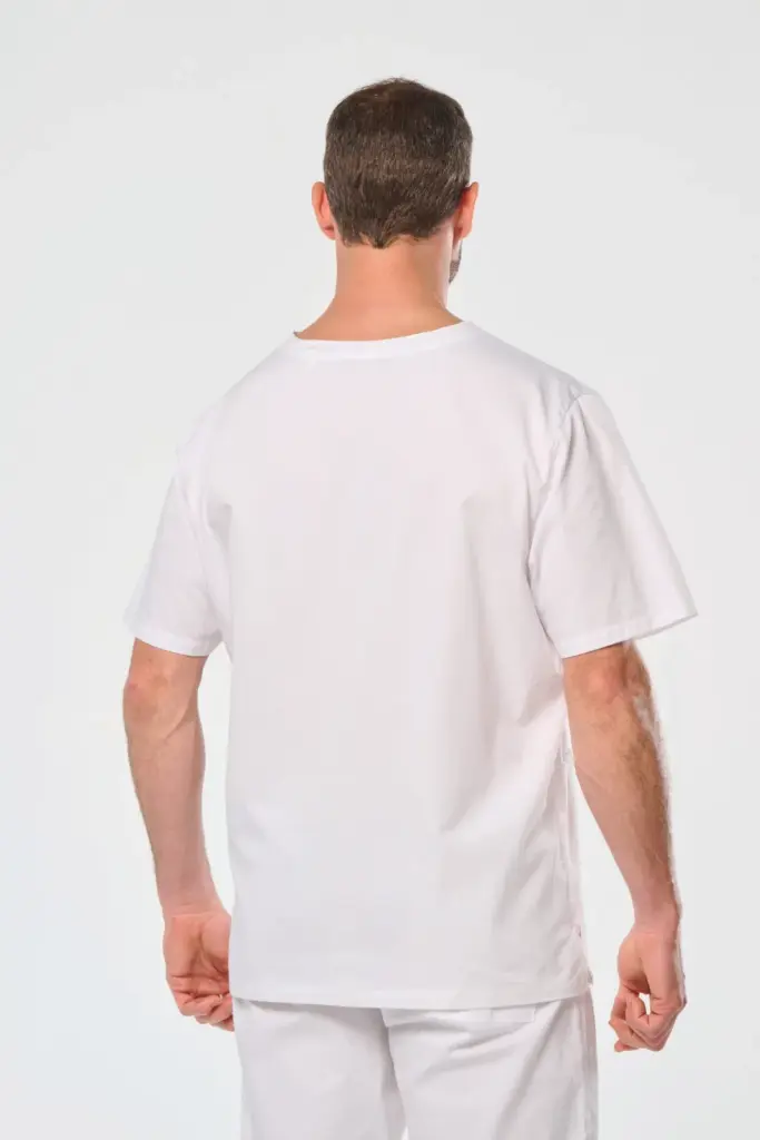 Katoenen unisex tuniek met korte mouwen — productfoto 3