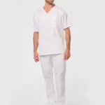 Katoenen unisex tuniek met korte mouwen — productfoto 4