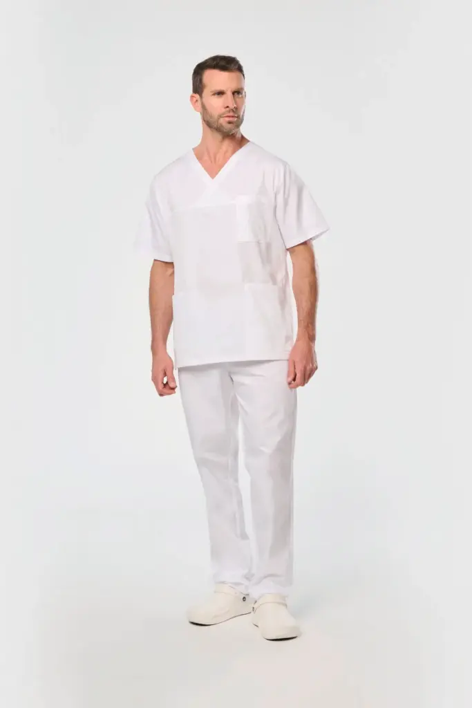 Katoenen unisex tuniek met korte mouwen — productfoto 4