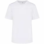 Katoenen unisex tuniek met korte mouwen, white — productfoto 6