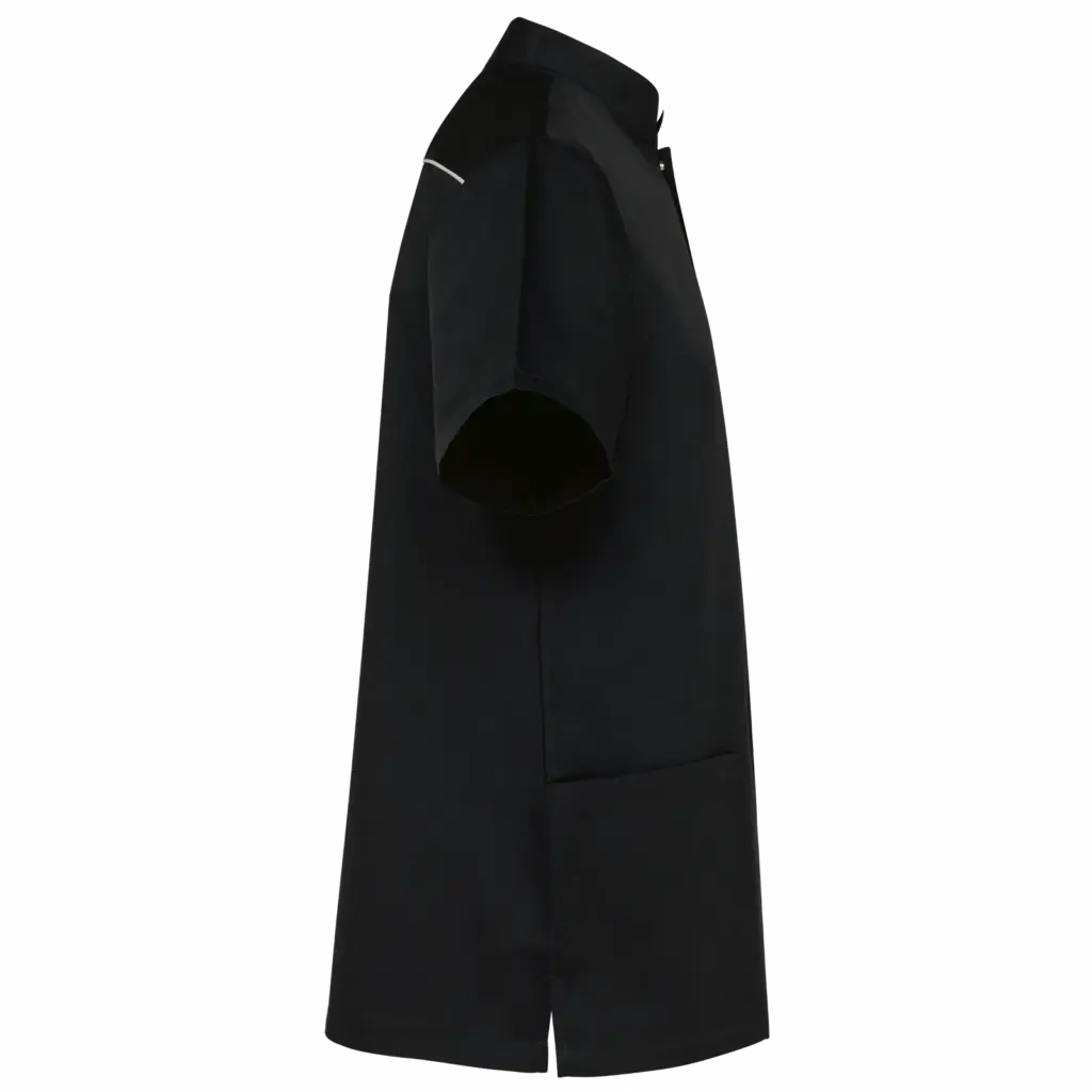 Herenoverhemd van polykatoen met drukknopen, black — productfoto 5
