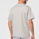 Unisex tuniek met korte mouwen van polykatoen — productfoto 3