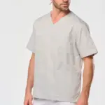 Unisex tuniek met korte mouwen van polykatoen — productfoto 4