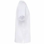 Unisex tuniek met korte mouwen van polykatoen, white — productfoto 11
