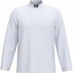 Ecologisch koksjasje met lange mouwen uniseks, white — productfoto 7