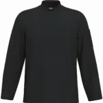 Ecologisch en ademend koksjasje met lange mouwen uniseks, black — productfoto 6
