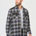 Geruit overshirt met zakken
